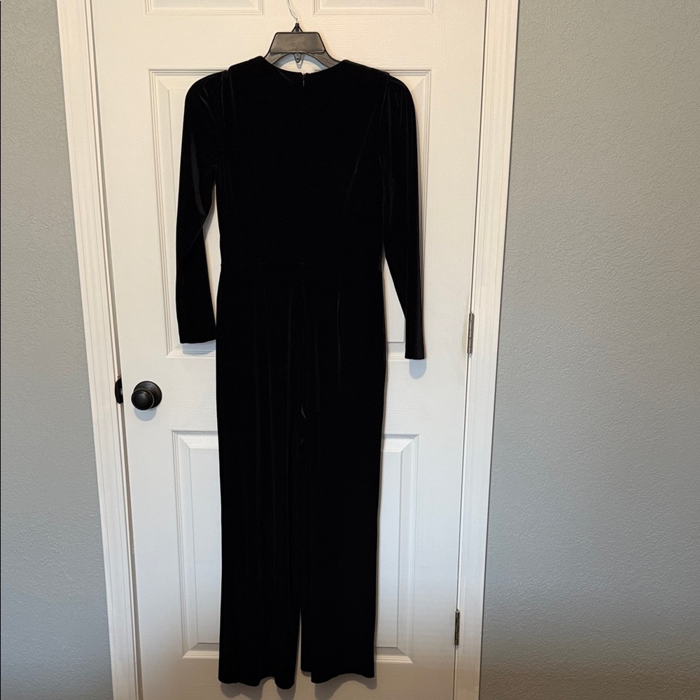 ANTONIO MELANI Black Wide Leg Jumpsuit sz4 - Picture 5 of 5